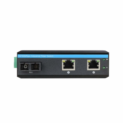 Gigabit Ethernet ports x UTP Cat5e/Cat6 10/100/1000 de cuivre de Mini Fiber Switch 2 + 1 Sc gauche de la fibre 20KM de SM de fibre de x double
