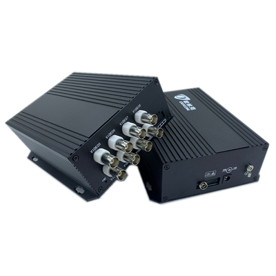 Port 8ch 1080p AHD CVI TVI 20km Bnc Extender Convertisseur vidéo HD à fibre optique