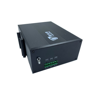 Commutateur de réseau durci par port de deux SFP, commutateur gauche de Gigabit Ethernet de la certification 6 de FCC