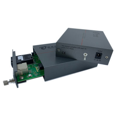 Ethernet 1600byte rapide au convertisseur de Gigabit Ethernet, convertisseur de médias de mode unitaire de 100km
