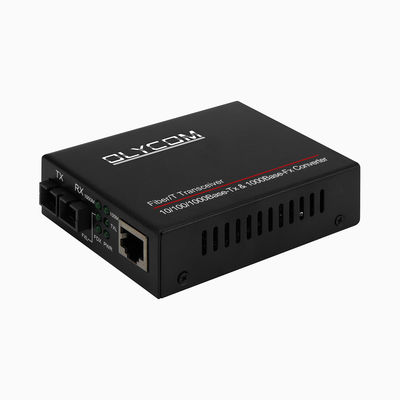 Bâti de support gauche du convertisseur 2 de médias de la moyenne des temps de bon fonctionnement 50,000hours Gigabit Ethernet au-dessus du câble Cat6