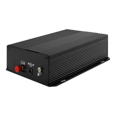 8 type autonome gauche du convertisseur DC12V de médias de fibre d'Ethernet de signaux vidéo de BNC