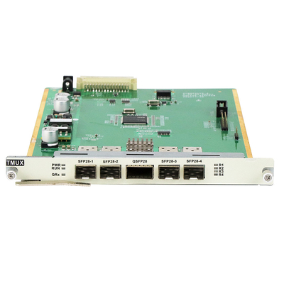 Qualité  100G Optical TMUX Card 4×SFP28 Uplink to 1×QSFP28 Non-Coherent Multiplexing usine