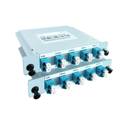 Qualité  12 Port CWDM Mux DeMux Passive Fiber Optic Multi-Channel For WDM Systems ABS Case usine