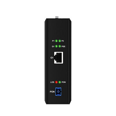 Qualité  Industrial Gigabit xPON PoE ONU | EPON/GPON Fiber Access Device with DIN Rail Mounting usine