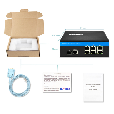 Commutateur PoE durci 2.5G Gigabit Ethernet manageable Double entrée CC 48V 15,4W 30W IP40