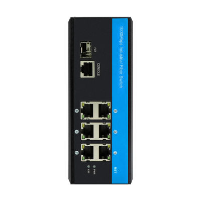 Commutateur Ethernet géré industriel 2.5G, Rail Din à Fiber DC12V DC24V, prise en charge CLI SNMP ERPS