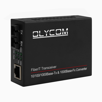 convertisseur à plusieurs modes de fonctionnement 10/100/1000M Network Ethernet de médias de la fibre 850nm de 500m double