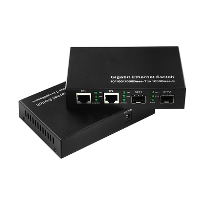 4 ports Gigabit Commercial Ethernet Switch SFP Fibre optique non gérée DC5V