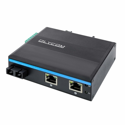 Gigabit Ethernet ports x UTP Cat5e/Cat6 10/100/1000 de cuivre de Mini Fiber Switch 2 + 1 Sc gauche de la fibre 20KM de SM de fibre de x double