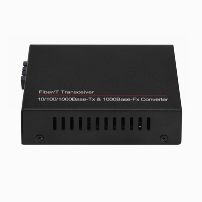 noir DC5V de taille mini de convertisseur d'Ethernet de fibre de SFP non géré 1G