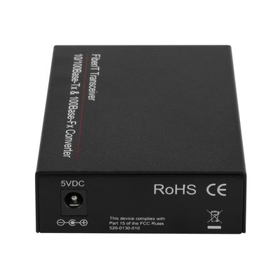 Convertisseur de média SFP 1G Gigabit fibre optique Ethernet non géré mini taille noir DC5V CE