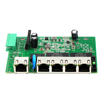 Mini commutateur Ethernet non géré Gigabit à 5 ports de qualité industrielle PCBA 9V 12V 24V