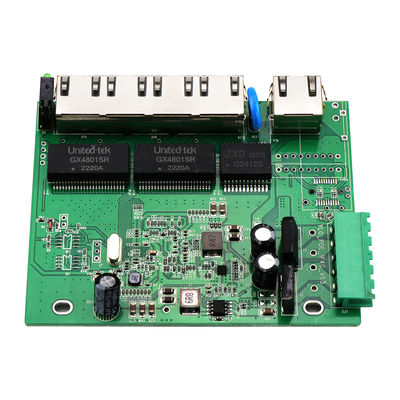 5 Ports E-Mark Switch réseau PCBA Gigabit Non géré 12V 24V DIN Rail CE