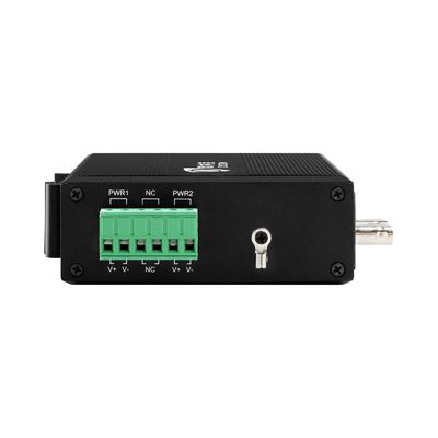 Mini Convertisseur de Médias Robuste Gigabit Ethernet Non Géré Fibre ST 30km Double DC12V CE FCC