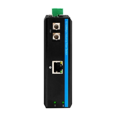Convertisseur de médias mini robuste non géré Gigabit ST Fibre 30km Double DC12V