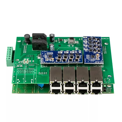 8 Ports gérés PoE Switch Gigabit Ethernet 240W POE actif Cas robuste Vitesse puce