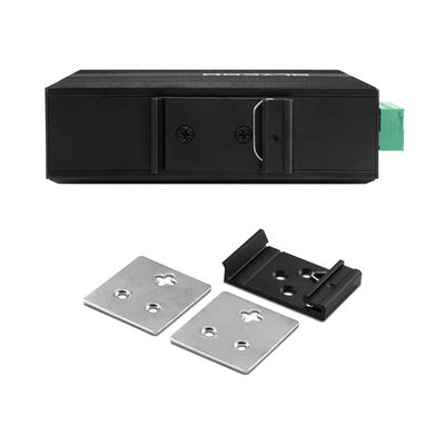 Commutateur Ethernet non géré à 6 ports industriel 100M/1000M Fibre SFP à détection automatique DC24V