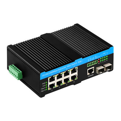 Gigabit 802.3bt PoE géré 8 Ports Switch 2.5G Fibre Web L2 géré sans ventilateur 720W