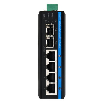 4 Ports POE Géré le commutateur réseau ERPS Ring 120W Budget Gigabit Basé sur DC48V Din Rail