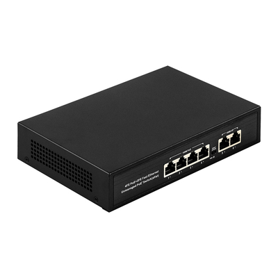 Commutateur réseau non géré de 60 W 6 Port 10/100M Ports LAN Entrée CA PoE 250 m