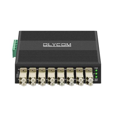Module de contournement par fibre optique multimode 8 Port Connecteur LC DIN Monté 12V 24V CE