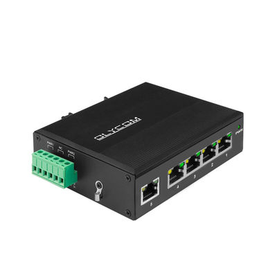 5 ports RJ45 Commutateur Ethernet industriel non géré Gigabit avec montage IP40 E-Mark et Din-Rail
