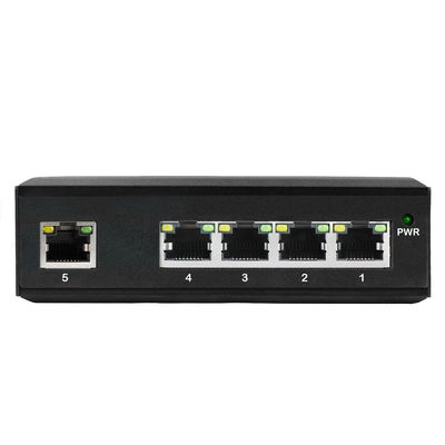 5 ports RJ45 Commutateur Ethernet industriel non géré Gigabit avec montage IP40 E-Mark et Din-Rail