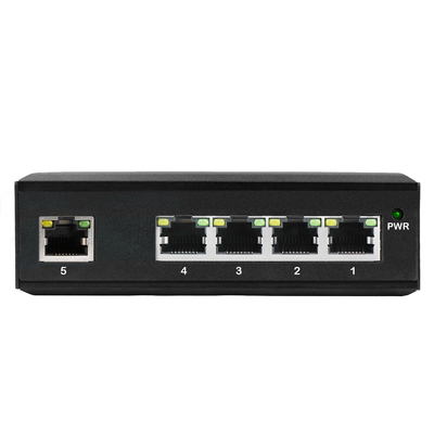 5 Ports Rj45 Commutateur Gigabit Ethernet non géré Ip40 E-Mark Din-Rail Industrial