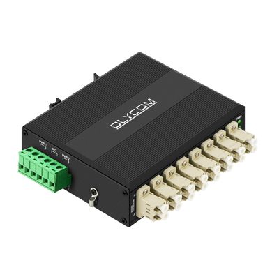 D4*4B Commutateur de contournement de réseau TAP à fibre industrielle pour la surveillance de la sécurité du réseau