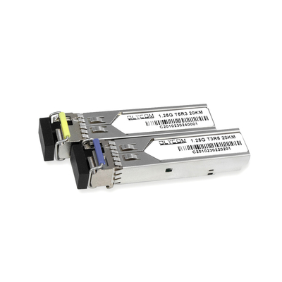1.25G SFP Module en mode unique 1310nm/1550nm Transcepteur optique simplex de 20 km