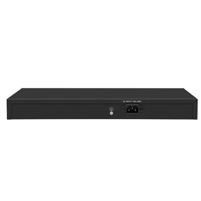16 ports Gigabit Poe Switch 300W Budget VLAN non géré 250 mètres de distance Fibre SFP