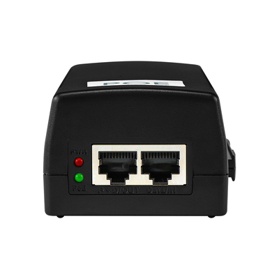 Injecteur PoE commercial de 60 W Gigabit en portée moyenne 48 V Sortie Bureau 15.4 W/30 W Compatible