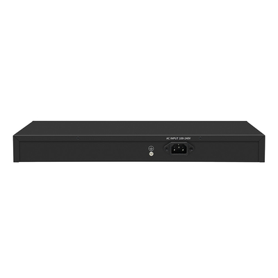 16 ports Gigabit Managed PoE Switch Commercial 1U Rack 300W avec 2 SFP/RJ45 Uplink