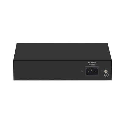 6 Ports Gigabit PoE Switch 250 Mètre d'extension VLAN 60W Budget de puissance 220V Entrée