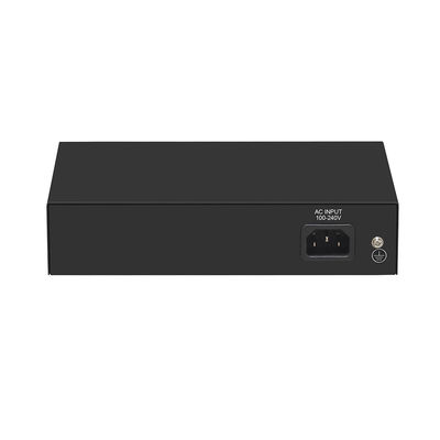 Commutateur Gigabit Fiber 4 Ports PoE Af/At 60W Avec 1 Uplink SFP/Cuivre Grade Commercial CE
