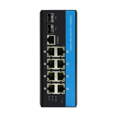 10 ports Gigabit 10/100/1000mbps L2 Commutateur POE géré avec 2 Sfp pour l'extérieur