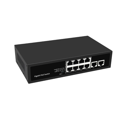 8 ports Gigabit PoE Switch réseau VLAN 250 mètres AI PoE 120W Budget non géré