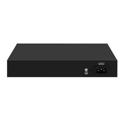 16 ports PoE Switch 10/100M Ethernet avec 2 SFP/RJ45 Uplink Pour les caméras de vidéosurveillance 300W Budget