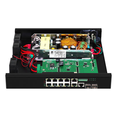 8 ports 2.5G Géré avec rack de commutateur Montable 90W Standard 220V Entrée Gigabit Ethernet