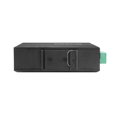 Commutateur de réseau industriel gigabit 100/1000M Fibre Ethernet non géré Din Rail DC24V