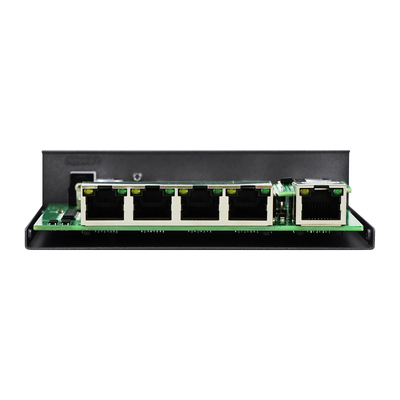 Olycom 4 Ports Gigabit PoE Extender avec 4 Ports PoE Switch 60W Budget 100 mètres de distance