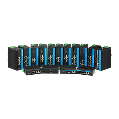 20 ports Gigabit Din Switch géré couche 2 basé sur 4 SFP Slots Support Ring ERPS