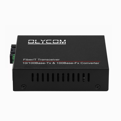 10/100mbps de fibres optiques pour les médias Émetteur-récepteur 1310nm Convertisseur multimédia MM 2km