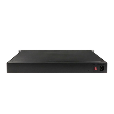 1U Rack 24 ports Gigabit L2 géré Commutateur POE réseau industriel avec 12 RJ45+12 SFP