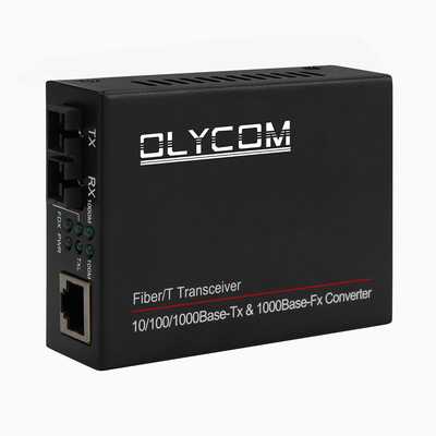 OEM ODM 10/100/1000M convertisseur multimédia en fibre à double mode
