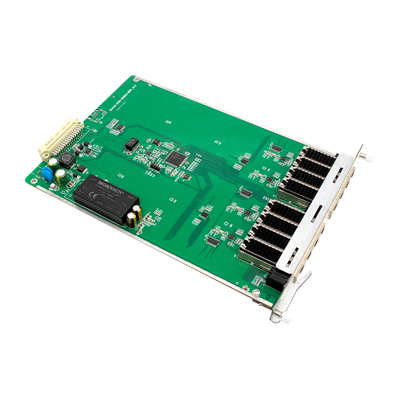 Transmission DWDM/CWDM 8*Sfp+ 10G OTU Carte de transpondeur en bande C 50 GHz 96 ondes