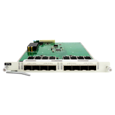 Transmission DWDM/CWDM 8*Sfp+ 10G OTU Carte de transpondeur en bande C 50 GHz 96 ondes