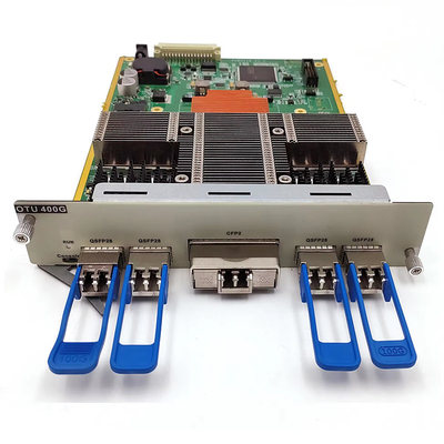400G carte CFP2 cohérente 4*QSFP28 carte de service OTU pour la transmission à 96 ondes à bande C réglable