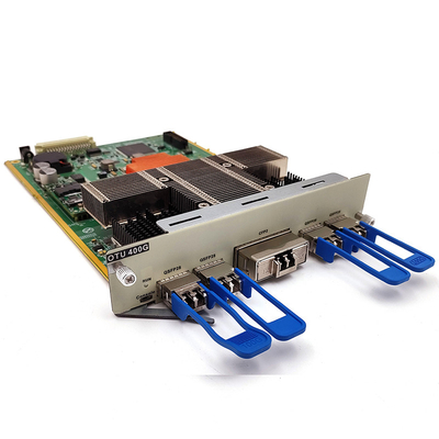 400G carte CFP2 cohérente 4*QSFP28 carte de service OTU pour la transmission à 96 ondes à bande C réglable